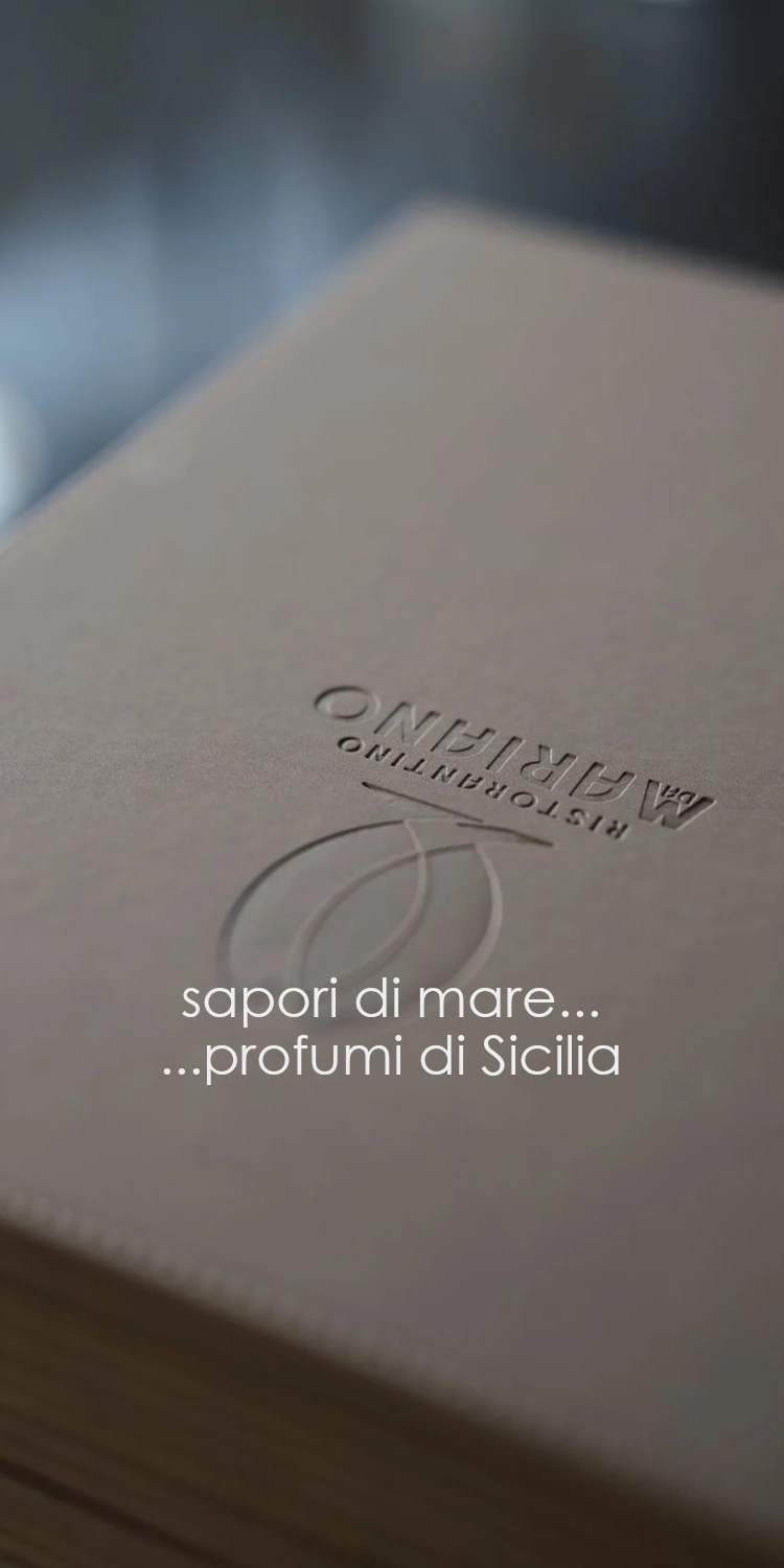 RISTORANTINO DA MARIANO MENU